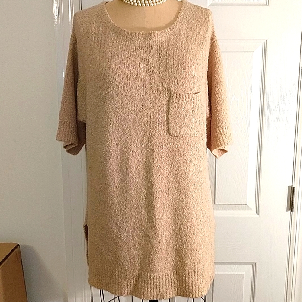 Tory Burch Short Sleeve Tunic/Sweater